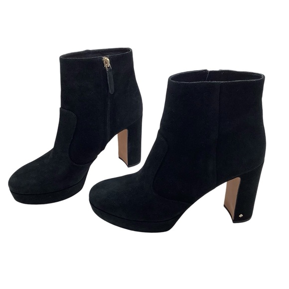 {Kate Spade} Barrett Suede Leather Platform Boot - Picture 3 of 13